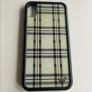 Blue plaid Wildflower case